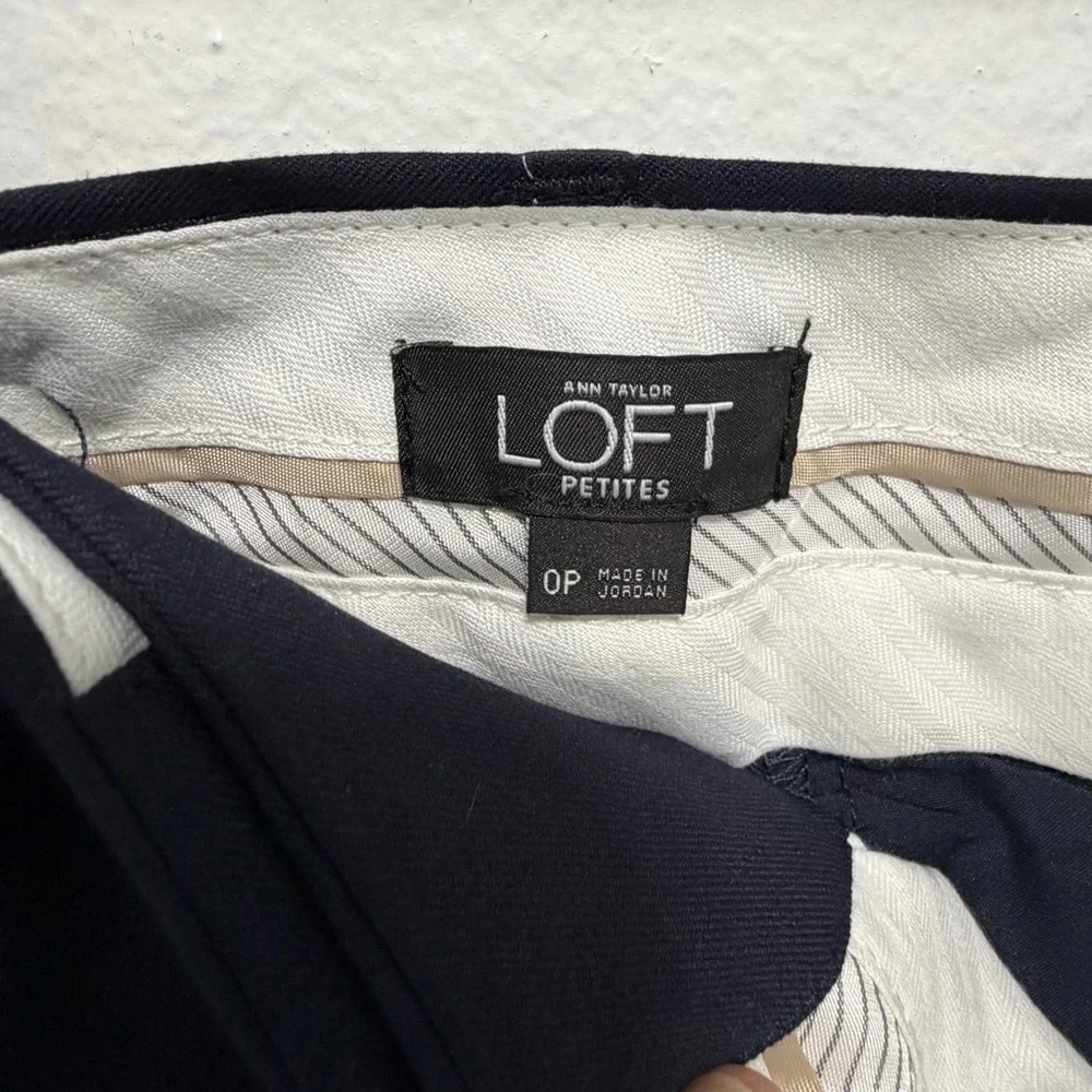 Ann Taylor LOFT Navy Blue Marissa Trousers - NWT - Size 0